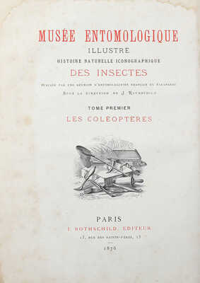 [Прославленный энтомологический музей. Иконографическое естествознание насекомых. Т. 1. Жесткокрылые].1876.